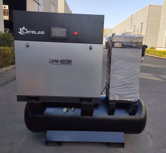 Compresor de aire Ce Compresor de aire de tornillo rotativo cuatro en uno